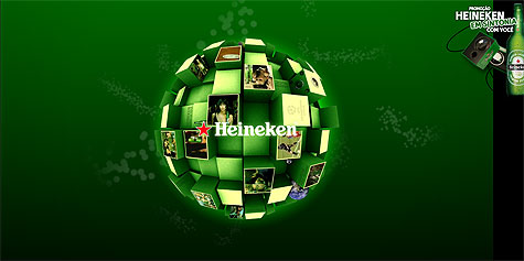 Novo site da Heineken