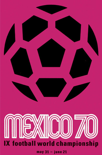 Cartaz da Copa de 1970