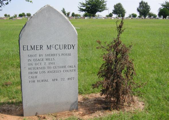 Elmer McCurdy-lapide