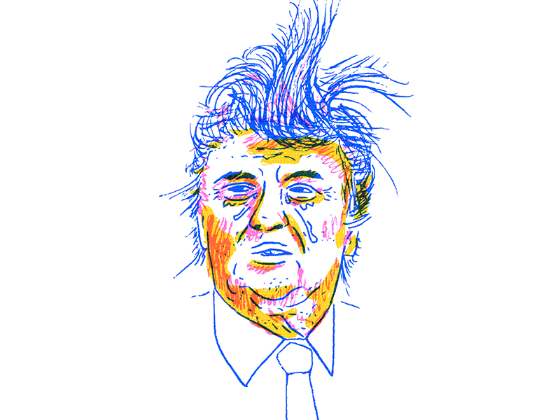 Donald Trump por Aaron Bloom