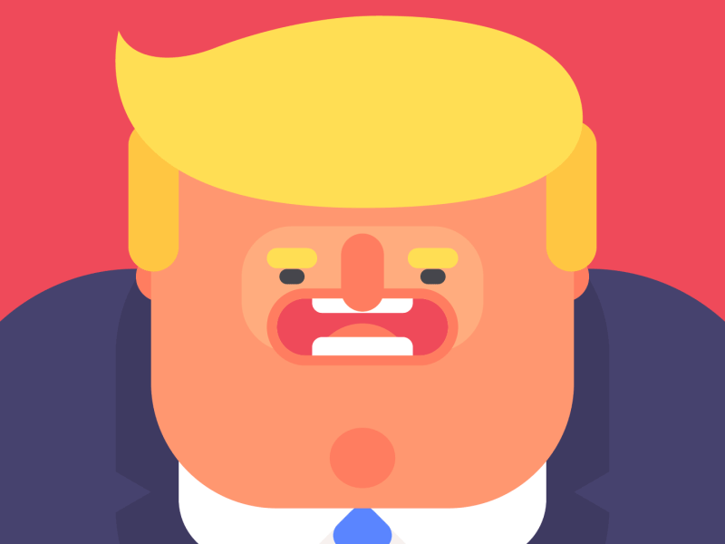 Trump por James Curran