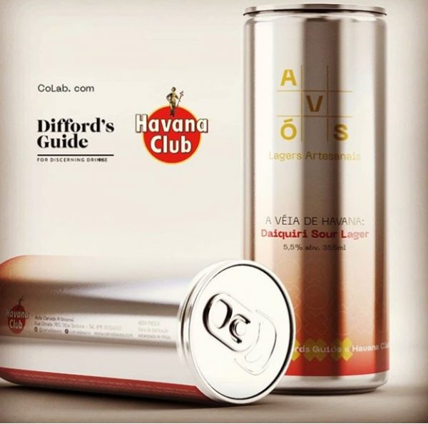 Cerveja “A Véia de Havana”, uma “Daiquiri Sour Lager”.